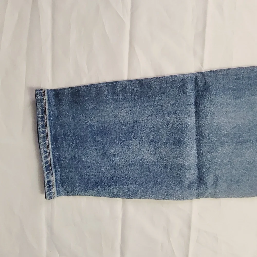 LVPL Straight Leg Jeans Men's 34 x 30  Blue Medium Wash Denim Stretch J33